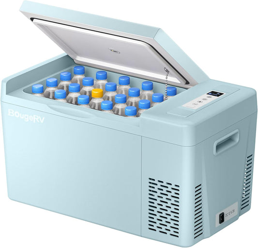 🎉 12 Volt Refrigerator 12V Car Fridge 30 Quart Portable Freezer Compressor Cooler 12/24V DC 110~240V AC for Truck Van RV SUV Boat Travel Camping Road Trips Tailgating -7℉~50℉